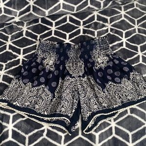 Night Waisted Elastic Shorts